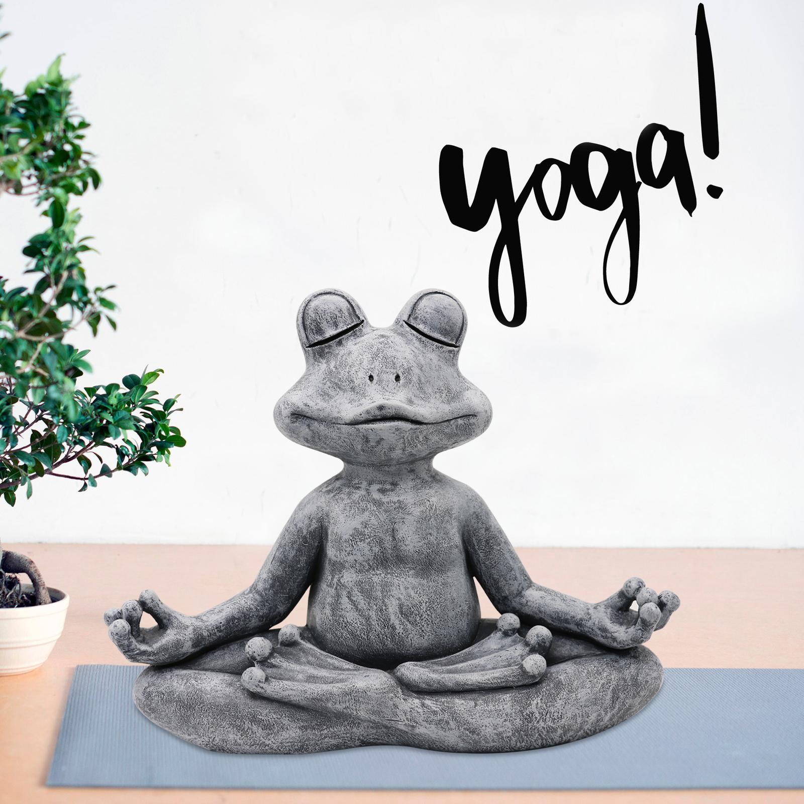 2023กบFigurineเรซิ่นZenโยคะกบJ - Home Decor Za บทวิจารณ์และราคา