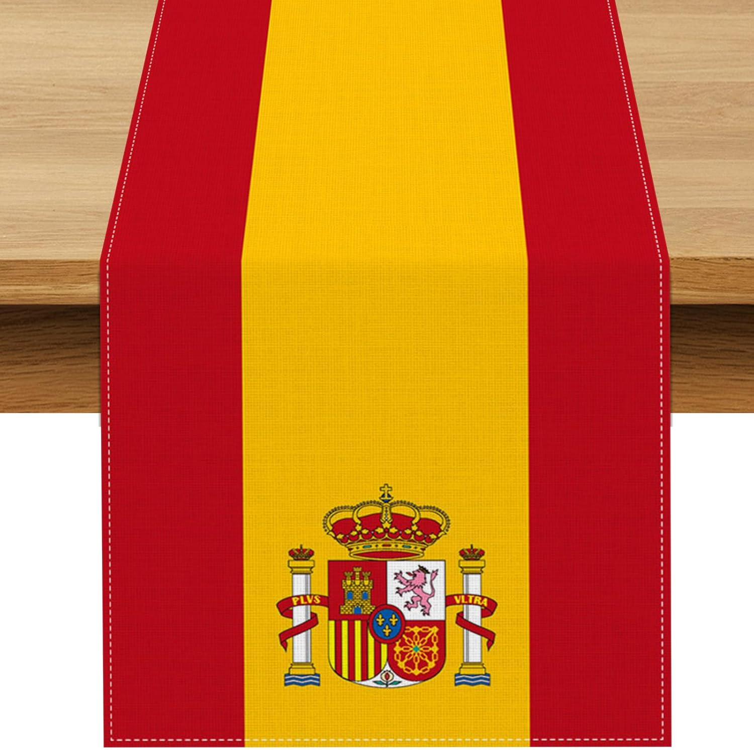 ผ้าปูโต๊ะลายธงชาติสเปน ผ้าลินิ - Linen Table Runner บทวิจารณ์และราคา