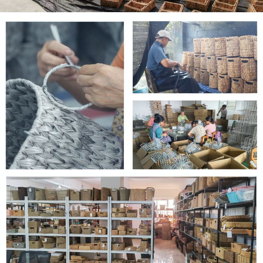 ตะกร้าเก็บของทำจากหญ้าทะเล รูป - Home Decor Magazine บทวิจารณ์และราคา