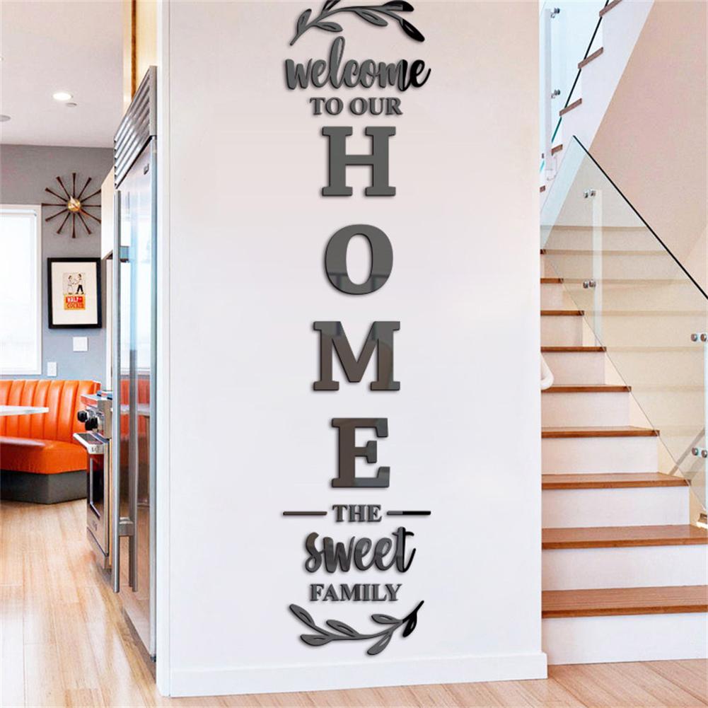 ตัวอักษรภาษาอังกฤษ 3D กระจกสติ - Home Decor Y2K บทวิจารณ์และราคา