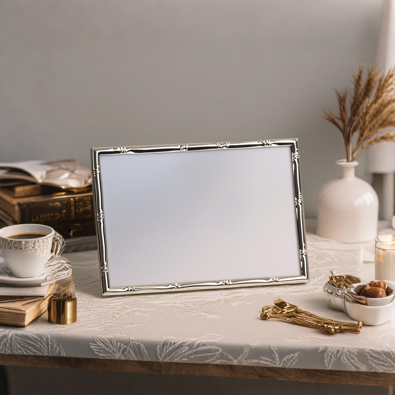 กรอบรูปอะลูมิเนียมสไตล์ยุโรป ข - Bamboo Photo Frame บทวิจารณ์และราคา