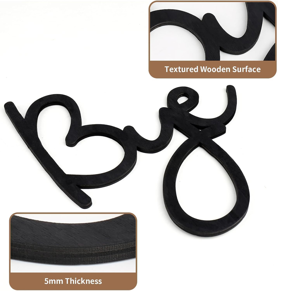 Love you Bye ป้ายไม้การตกแต่งบ - Home Decor Y2K บทวิจารณ์และราคา