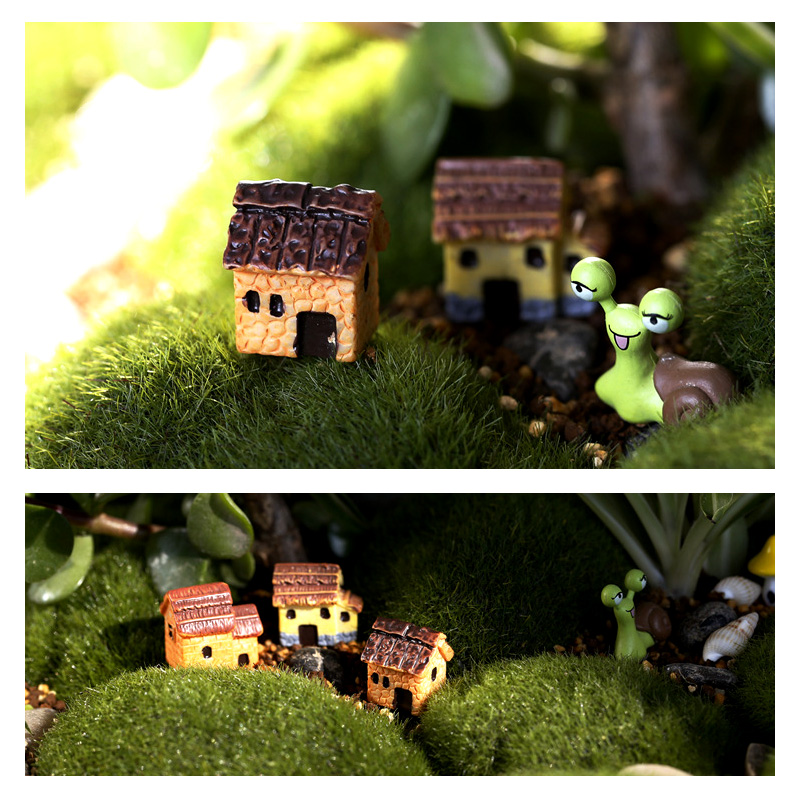 บ้านจิ๋วขนาดเล็ก ของตกแต่งเรซิ - Home Decor Za บทวิจารณ์และราคา