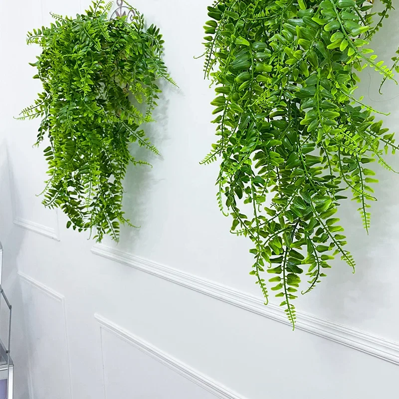 พืชแขวนประดิษฐ์ 32 นิ้วปลอมบอส - Rattan Plant Basket บทวิจารณ์และราคา