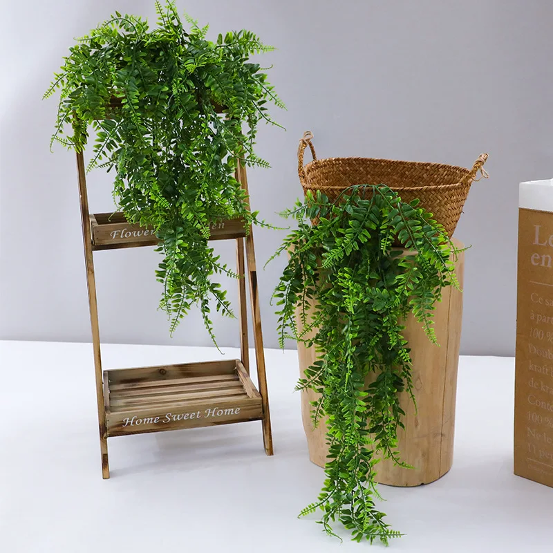 90 ซม.ประดิษฐ์ VINE ตกแต่งบ้าน - Rattan Plant Basket บทวิจารณ์และราคา