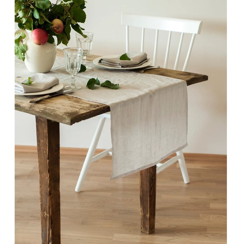 ผ้าปูโต๊ะลินิน 100% ซักแบบ Sto - Linen Table Runner บทวิจารณ์และราคา